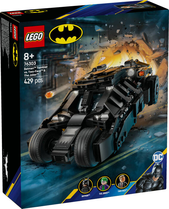 LEGO DC DC Batman Tumbler: Two-Face ve Joker'e Karşı 76303 - 429 Parça Yapım Seti