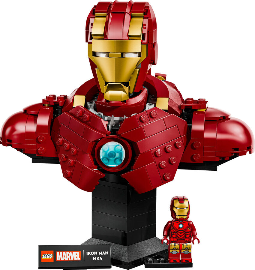 76327 Lego Marvel Iron Man MK4 Büstü 436 parça +18 yaş