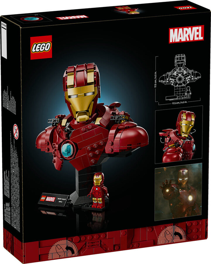 76327 Lego Marvel Iron Man MK4 Büstü 436 parça +18 yaş