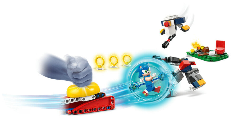 LEGO Sonic Sonic'in Kamp Ateşi Çarpışması 77001 - 177 Parça Yapım Seti