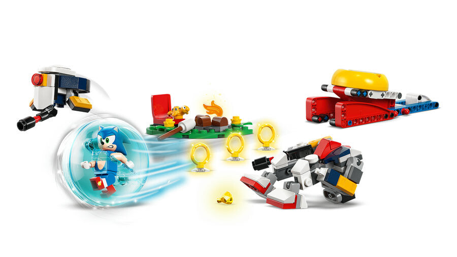 LEGO Sonic Sonic'in Kamp Ateşi Çarpışması 77001 - 177 Parça Yapım Seti