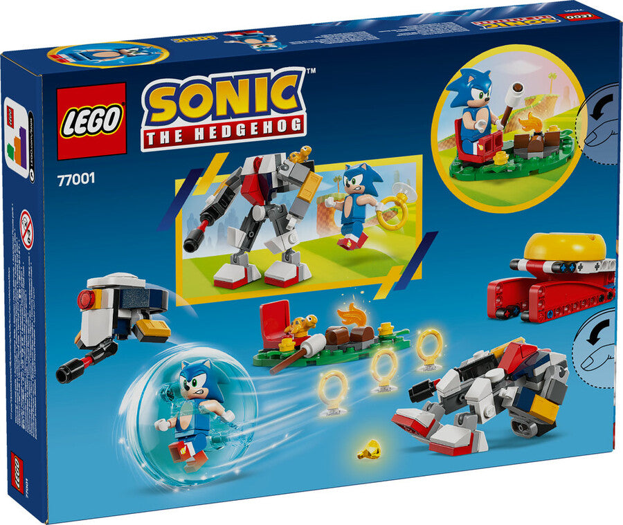 LEGO Sonic Sonic'in Kamp Ateşi Çarpışması 77001 - 177 Parça Yapım Seti
