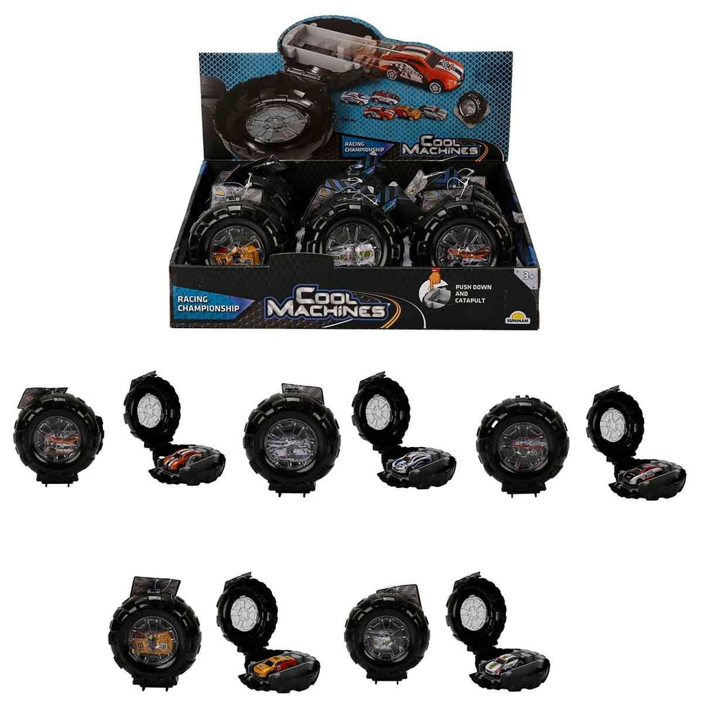 Sunman Cool Machines Racing Championship Bas-Fırlat Sürpriz Yarış Arabası