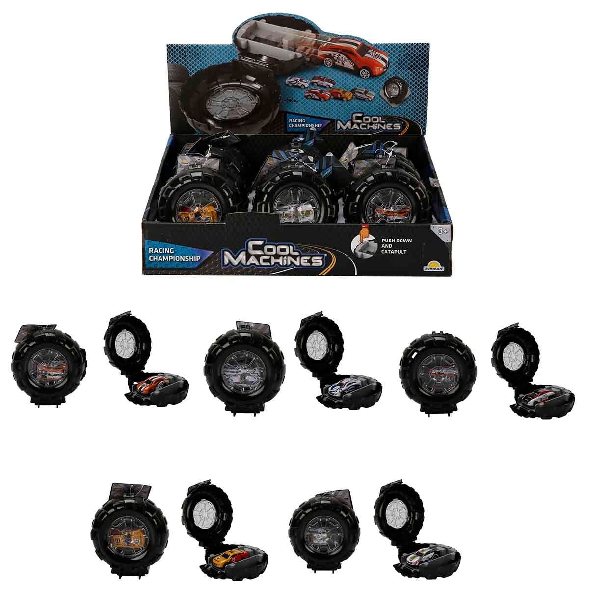 Sunman Cool Machines Racing Championship Bas-Fırlat Sürpriz Yarış Arabası