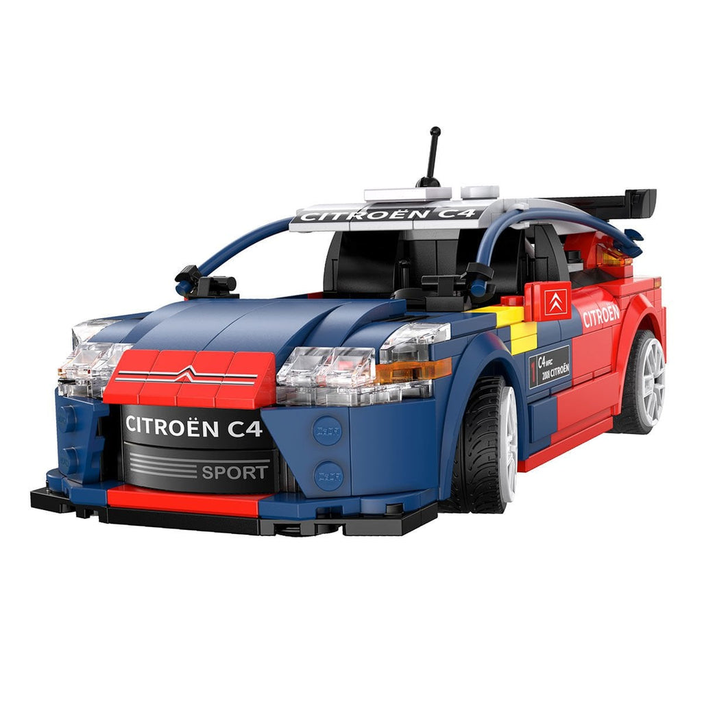 CaDA C51078W 2008 Citroën C4 WRC Ralli Arabası Yapı Blok Seti - 329 Parça, Kumandalı ve Uygulama Kontrollü