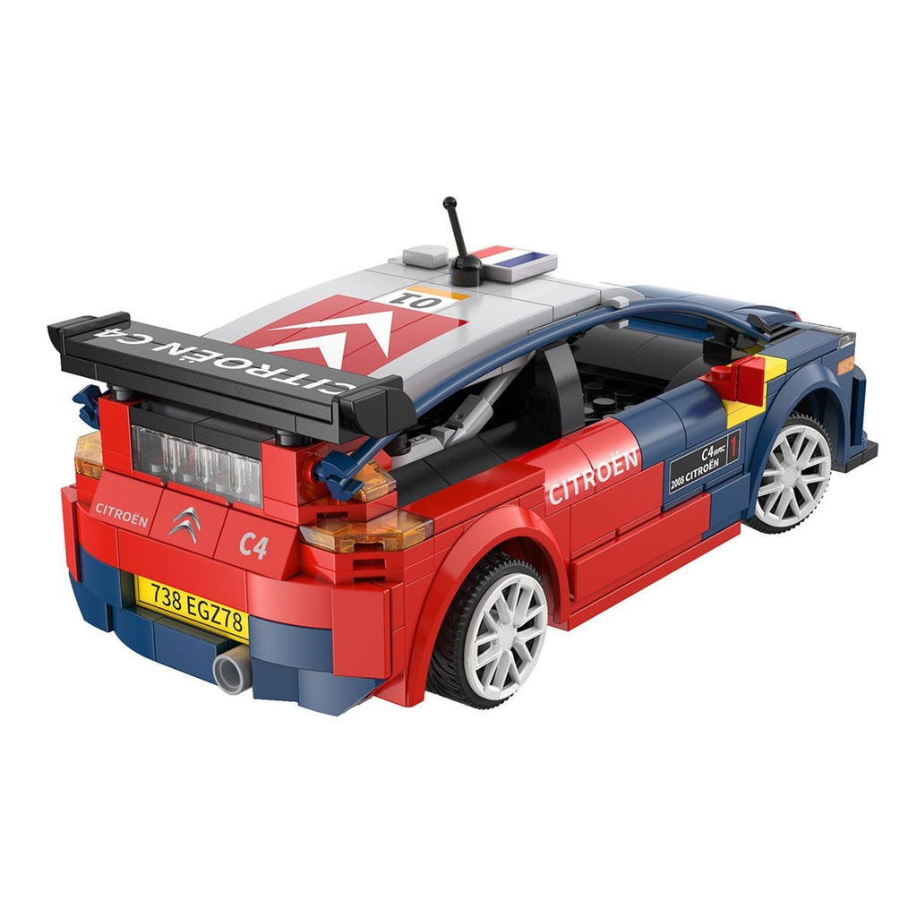 CaDA C51078W 2008 Citroën C4 WRC Ralli Arabası Yapı Blok Seti - 329 Parça, Kumandalı ve Uygulama Kontrollü
