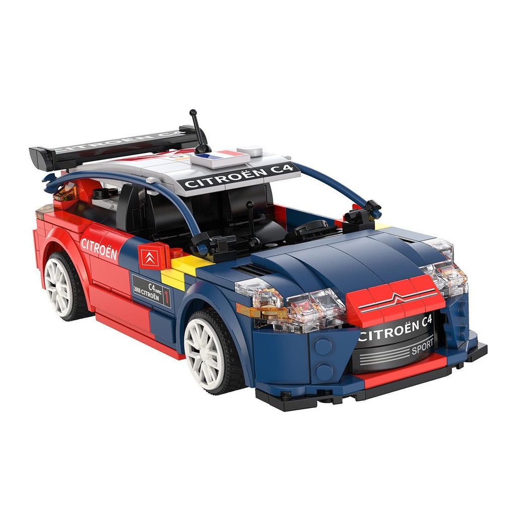 CaDA C51078W 2008 Citroën C4 WRC Ralli Arabası Yapı Blok Seti - 329 Parça, Kumandalı ve Uygulama Kontrollü