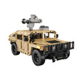 CaDA Humvee 1:14 Ölçek 628 Parça RC Yapı Bloğu Askeri Araç Seti - Uygulama ve Radyo Kumanda Kontrollü