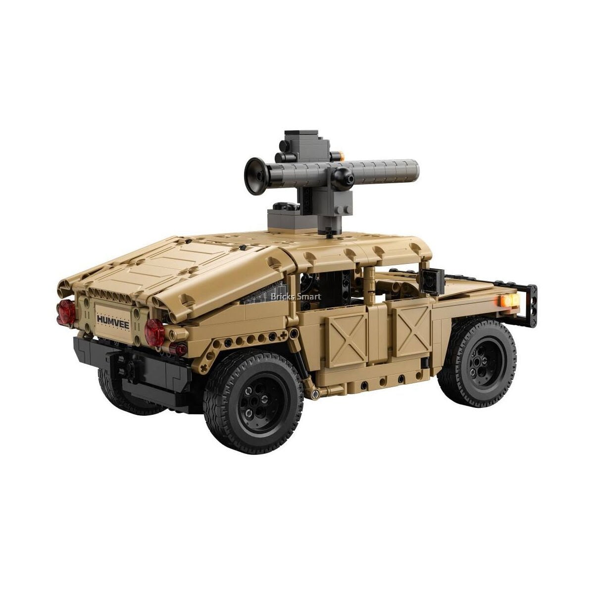 CaDA Humvee 1:14 Ölçek 628 Parça RC Yapı Bloğu Askeri Araç Seti - Uygulama ve Radyo Kumanda Kontrollü