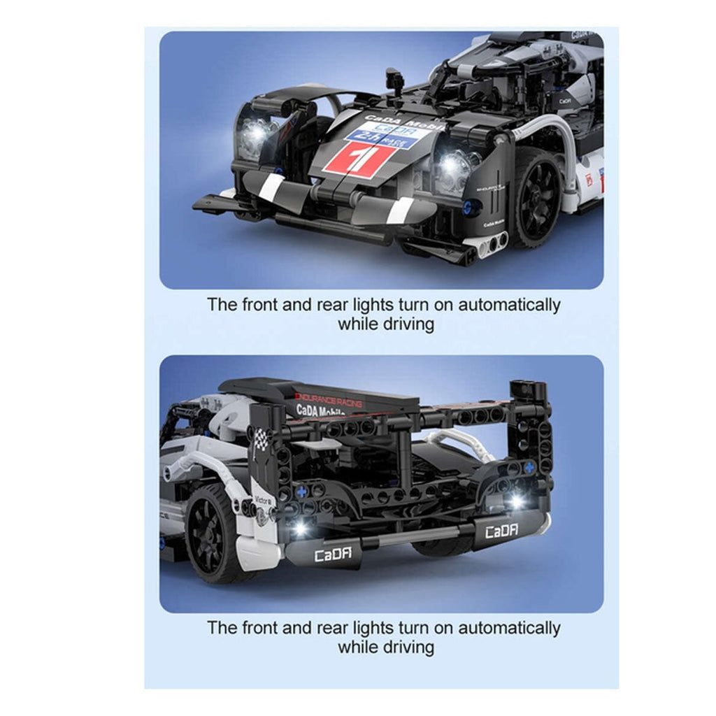 CaDA GT Sport Car C51307W - 427 Parça Kumandalı Yapı Bloğu Araba Seti (Uygulama + 2.4G RC)