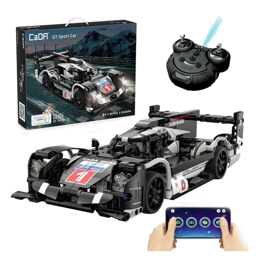 CaDA GT Sport Car C51307W - 427 Parça Kumandalı Yapı Bloğu Araba Seti (Uygulama + 2.4G RC)