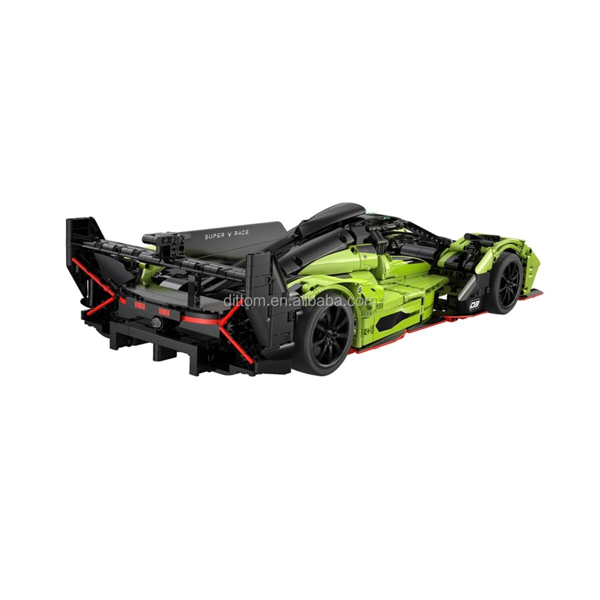 CaDA C63009W Phantom Wing 1:10 Süper Spor Yarış Arabası Yapı Bloğu Seti - 1817 Parça