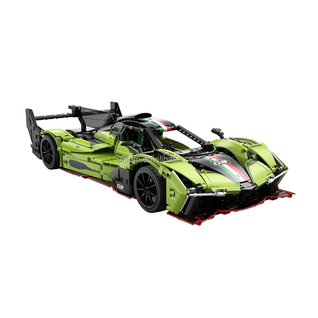 CaDA C63009W Phantom Wing 1:10 Süper Spor Yarış Arabası Yapı Bloğu Seti - 1817 Parça