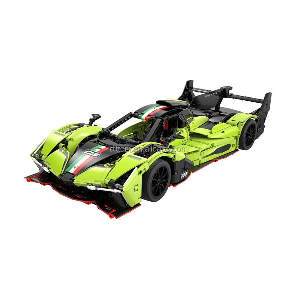 CaDA C63009W Phantom Wing 1:10 Süper Spor Yarış Arabası Yapı Bloğu Seti - 1817 Parça
