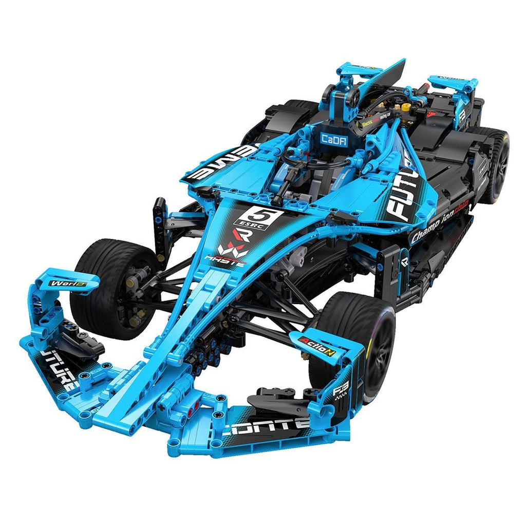 CaDA C64004W Formula E Yarış Arabası Yapı Blok Seti - 1667 Parça, 1:8 Ölçek