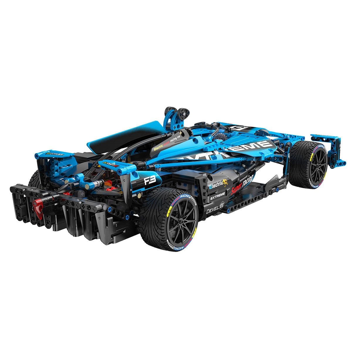 CaDA C64004W Formula E Yarış Arabası Yapı Blok Seti - 1667 Parça, 1:8 Ölçek