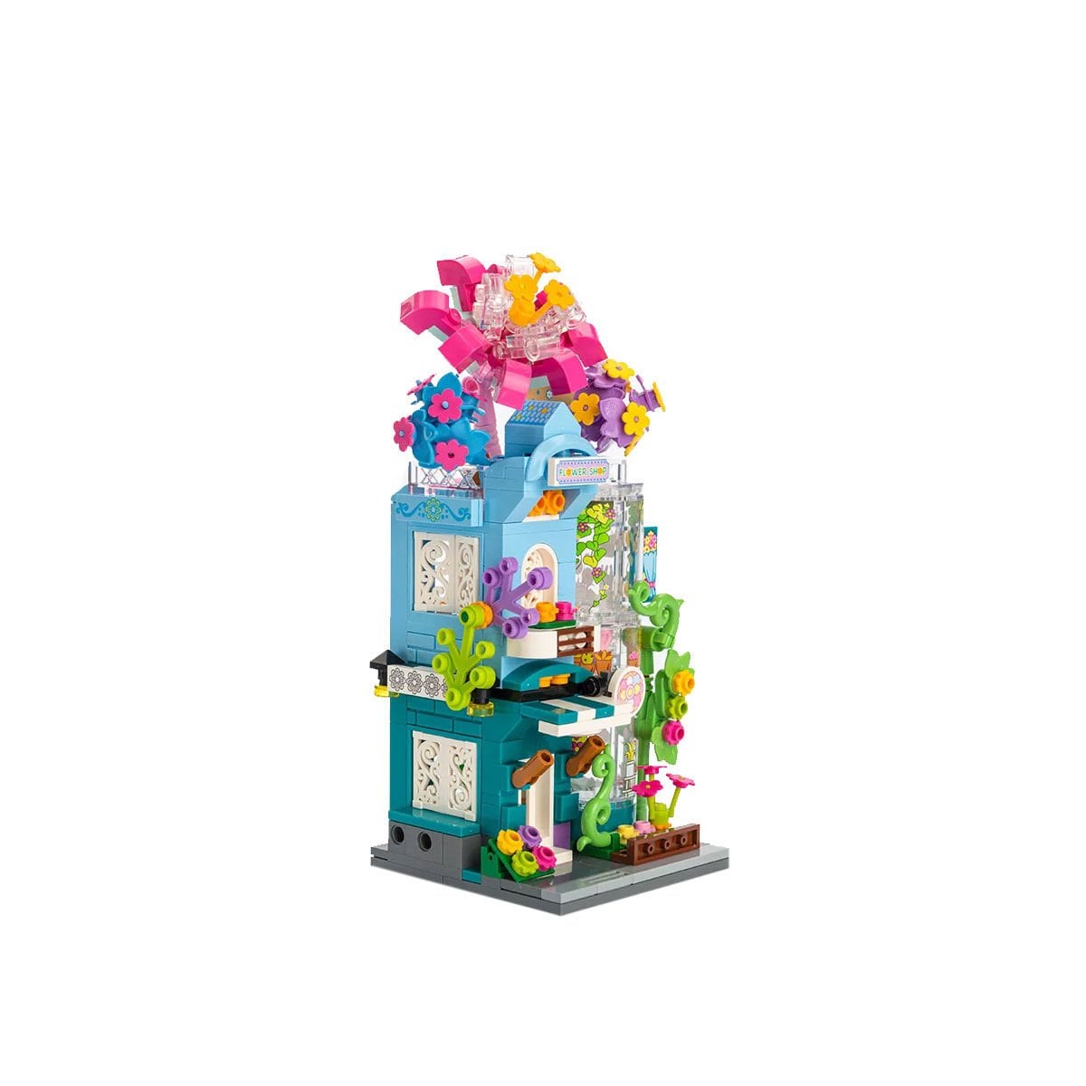Keeppley City Corner Greenness Çiçek Dükkanı K28016 - 356 Parça Yapı Bloğu Seti