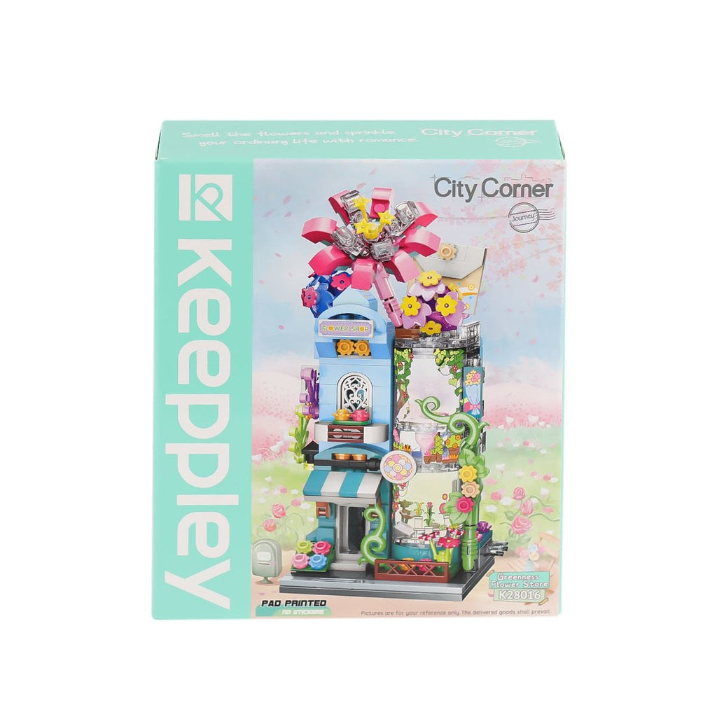 Keeppley City Corner Greenness Çiçek Dükkanı K28016 - 356 Parça Yapı Bloğu Seti
