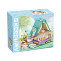 Keeppley Lovely Street K28018 Calico Cat Comic House 324 Parça Mikro Yapı Blokları Seti