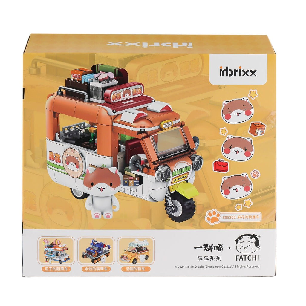 P885302 PANLOS Brick - One Meow Serisi - Mahua'nın Kargo Aracı 615 Parça Yapım Seti